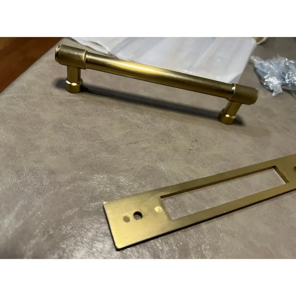 Khtumeware 5 Pack 5 Inch (128 Mm) Center To Center Champagne Bronze Cabinet Pull